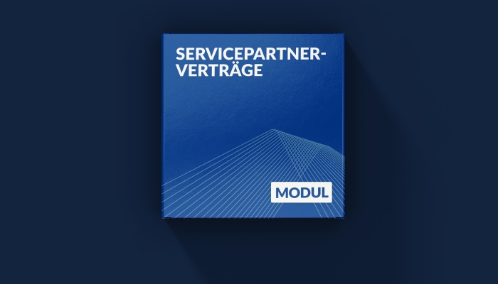 Neues Modul: Servicepartnerverträge