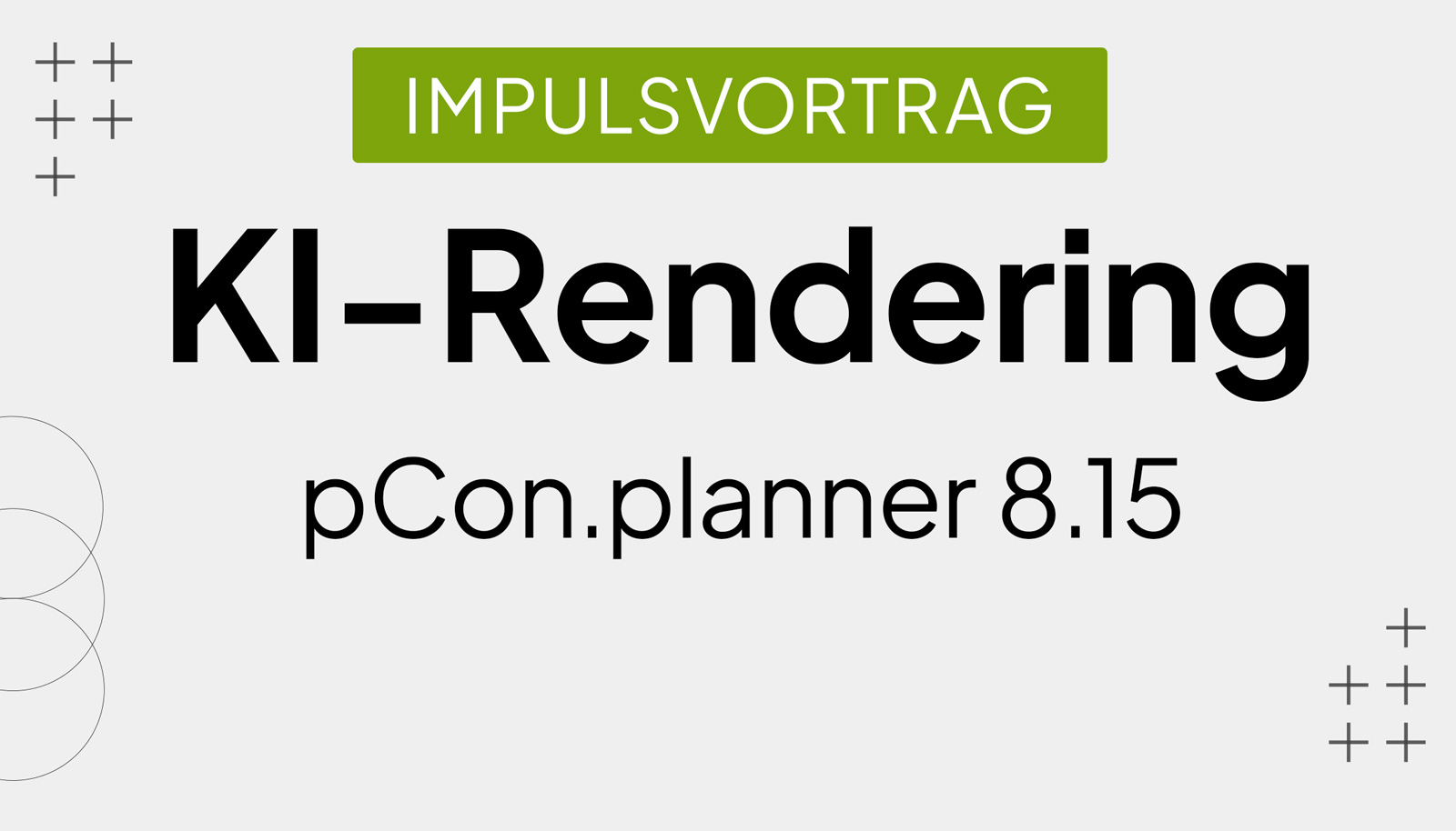Online-Impulsvortrag - KI-Rendering
