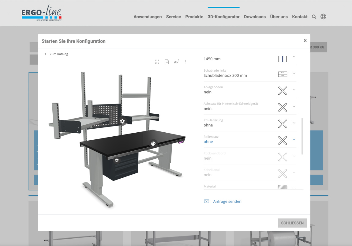 ERGO-line Arbeitsplatzsysteme