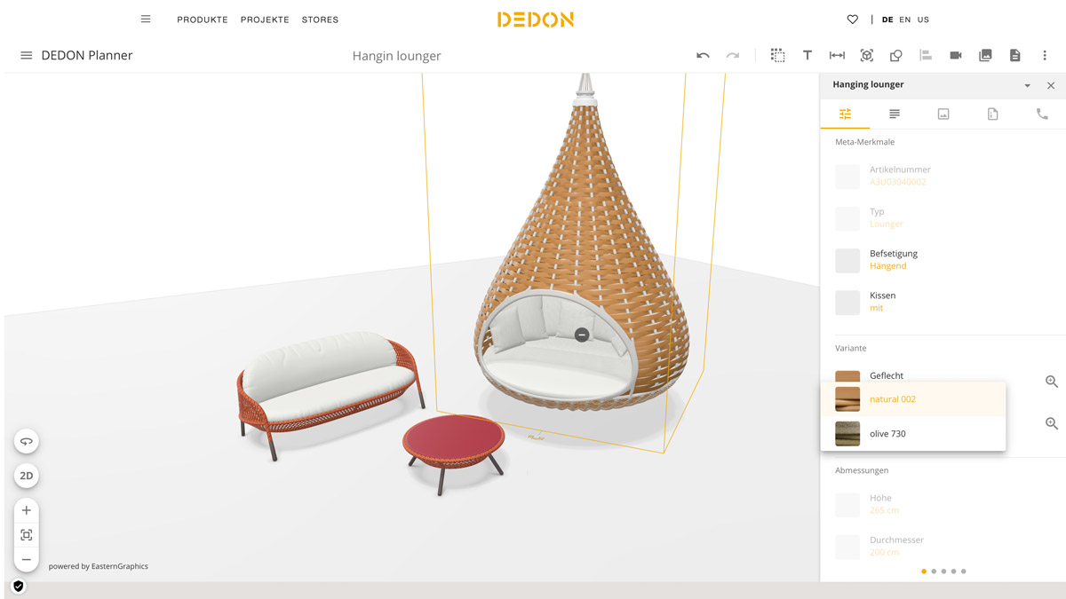 DEDON - roomplanner